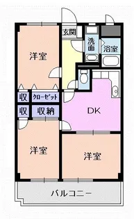 クオリティハイムやわらぎ【2階】の間取り