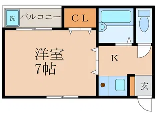 メゾン・ラ・ポール【2階】の間取り