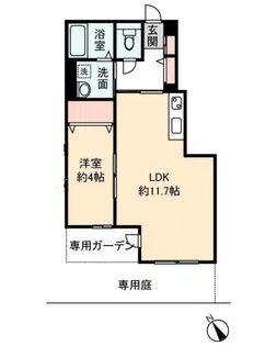 Villa Le Sage【1階】の間取り
