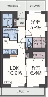 フランシエロ【4階】の間取り