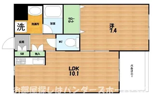 ホワイトハウス~WHITE HOUSE~【1階】の間取り