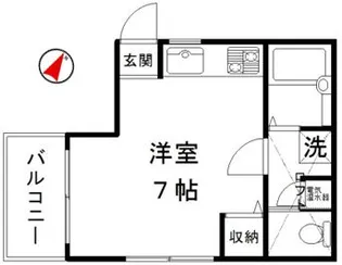 エムフラッツ【2階】の間取り