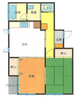 リバーサイドハイムII【2階】の間取り