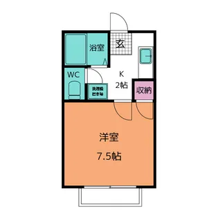 ラシーヌ美津乃【2階】の間取り
