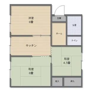 辰巳台ハイム【5階】の間取り