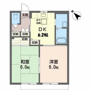アミュレット【1階】の間取り