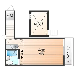 ひかりハイツ【1階】の間取り