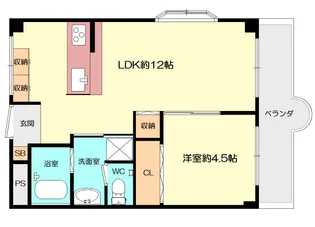 有馬パレス禁野【2階】の間取り