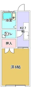 第三イーストコーポ【1階】の間取り