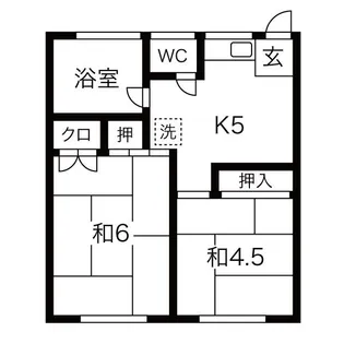 スライブI【2階】の間取り