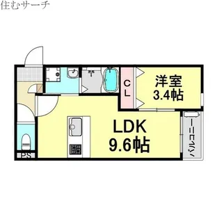 LECOCON四日市V【3階】の間取り