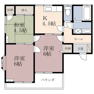 シティライフK&L【1階】の間取り