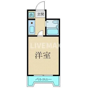 スカイコート市ヶ谷3【2階】の間取り