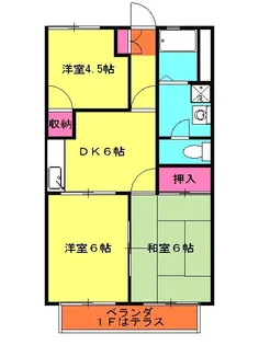 クールジュネス【1階】の間取り