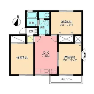 エミネンス・マミ【2階】の間取り