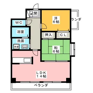 泉2000【2階】の間取り