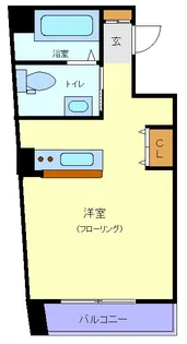 フラワーシティINブラボン【7階】の間取り