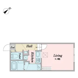 ルノン美園【1階】の間取り
