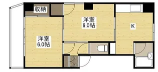 下田ビル【4階】の間取り