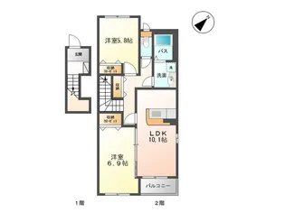 シェリーの間取り