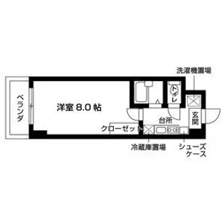 クオーレ南草津【1階】の間取り