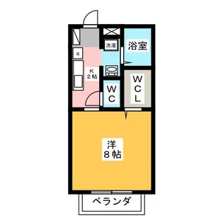 エストライフ駿河台B【1階】の間取り