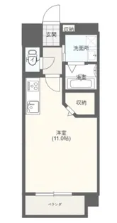 熊本県熊本市西区蓮台寺1【マンション】の間取り