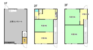 広島県福山市野上町1【一戸建】の間取り