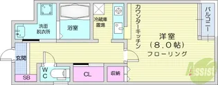 シエルヒルズ2【1階】の間取り