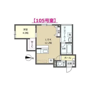 azul(アスール)【1階】の間取り