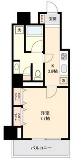 クローバー六本木【2階】の間取り