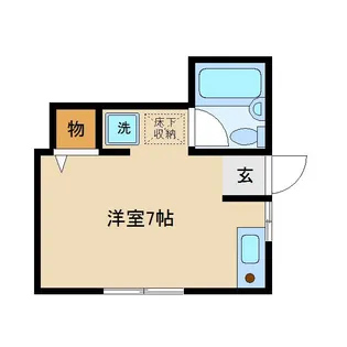 カーサ中野【1階】の間取り