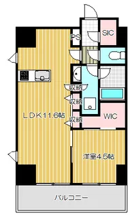 レジディア中延II【13階】の間取り