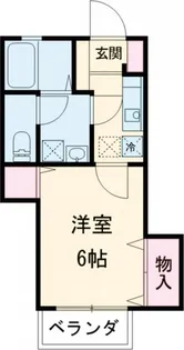 エバーグリーン【1階】の間取り