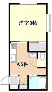 コーポラスKODAMA【2階】の間取り