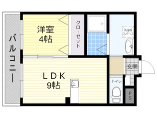 Grandview王子【1階】の間取り
