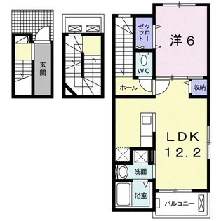 BLESS小平 A【3階】の間取り