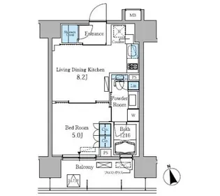 東京都豊島区高田3【マンション】の間取り