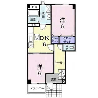 エクセランI【1階】の間取り