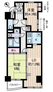 リリエンベルグ壱番館【4階】の間取り
