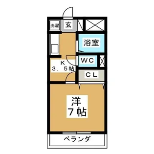 KYハウス【2階】の間取り