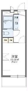 レオパレスMLハロープラザ【3階】の間取り