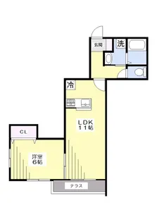 フォレスト【1階】の間取り