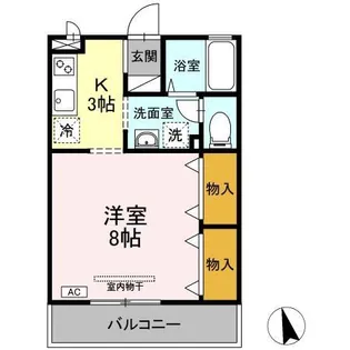 ソリアードIII【2階】の間取り
