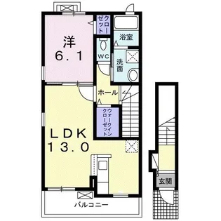 かがみ CVO 春【2階】の間取り