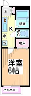 神奈川県川崎市多摩区宿河原5【アパート】の間取り