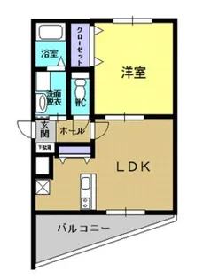グランリーフ本通【5階】の間取り