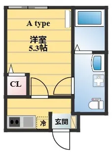 フィオーレ栗原【2階】の間取り