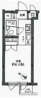 日神パレステージ代田橋【3階】の間取り