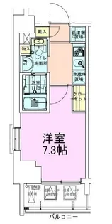 門前仲町レジデンス参番館【5階】の間取り